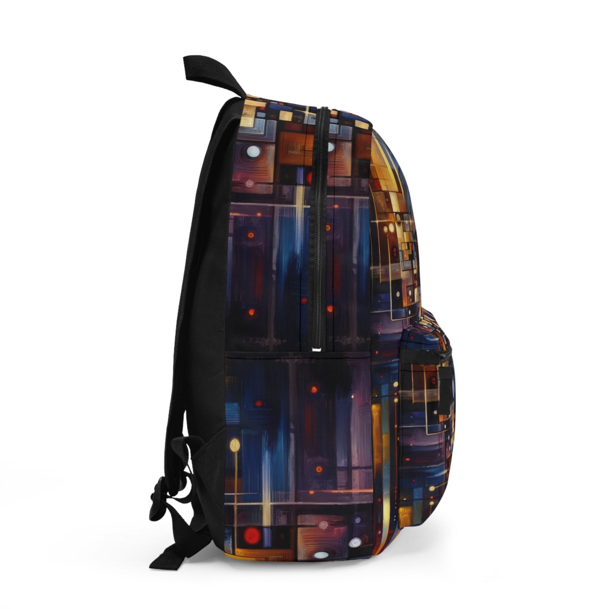 Reflective Tachism Shield Backpack - ATUH.ART