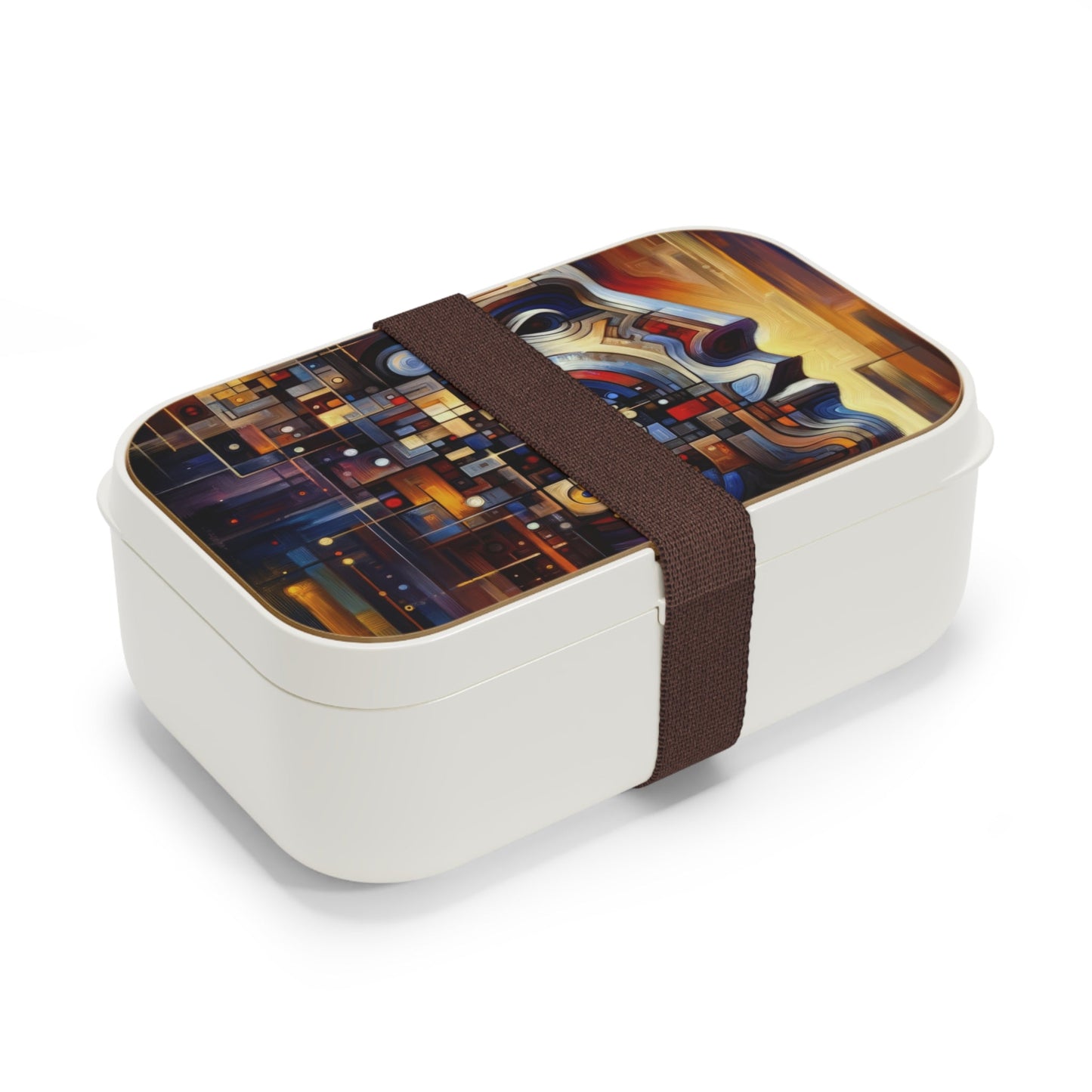 Reflective Tachism Shield Bento Lunch Box - ATUH.ART