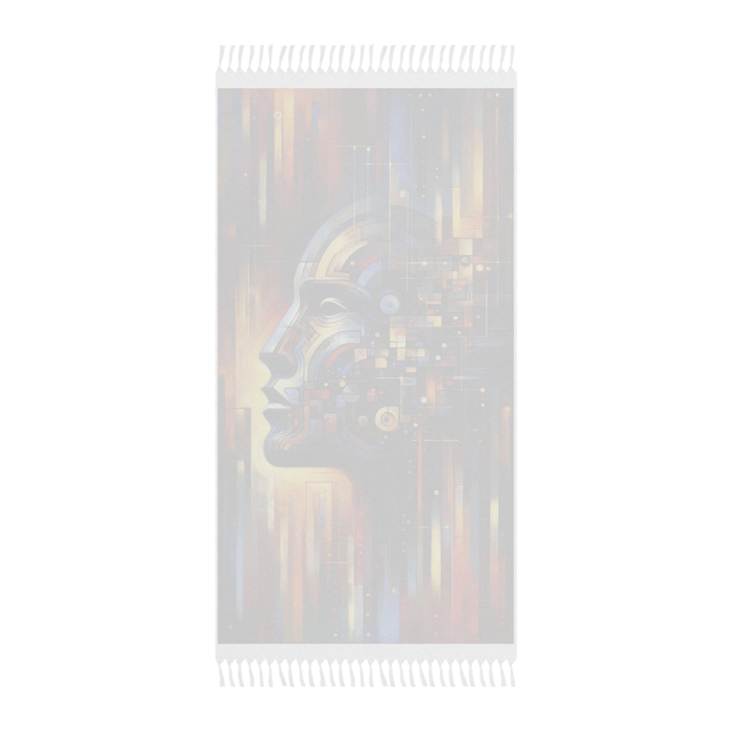 Reflective Tachism Shield Boho Beach Cloth - ATUH.ART