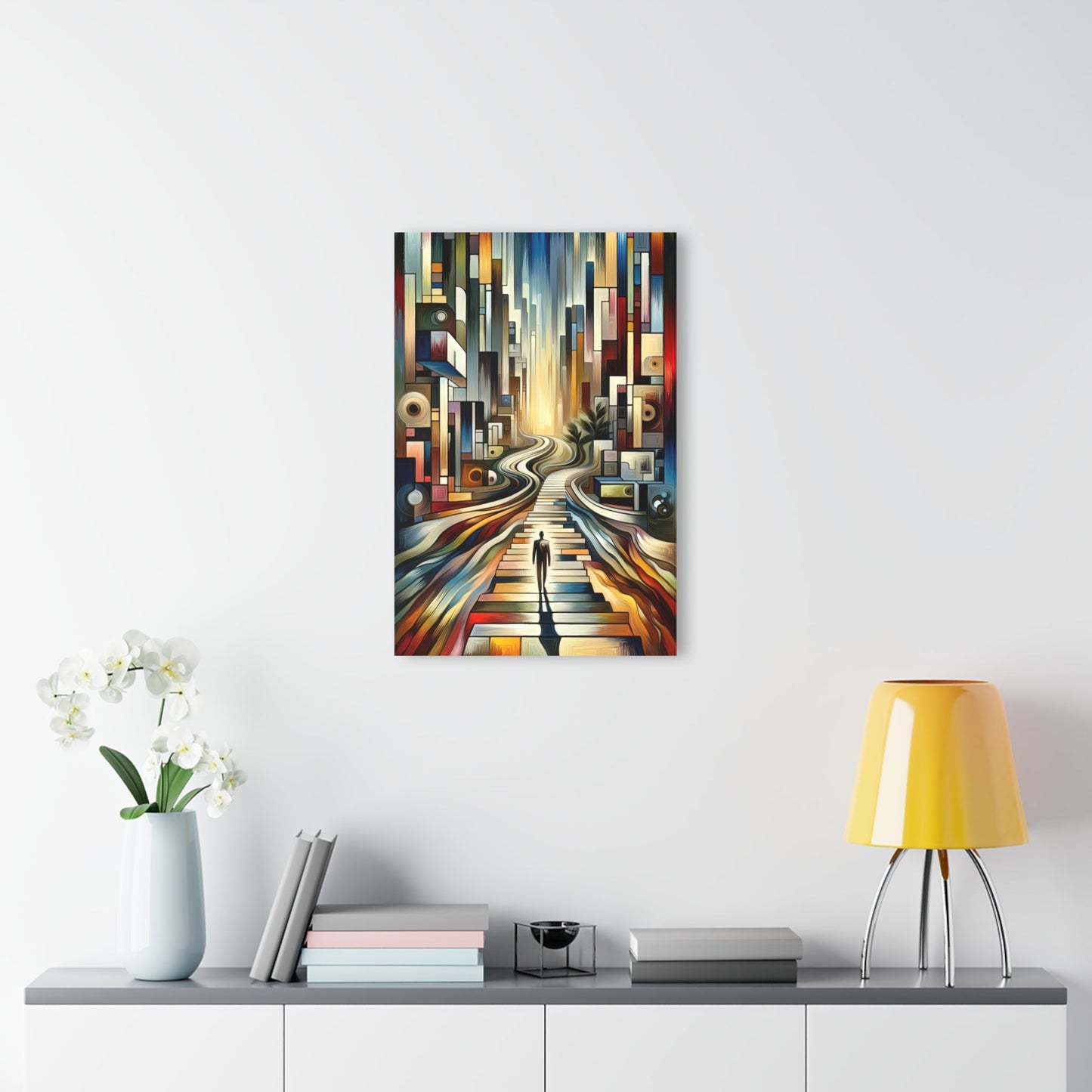 Relatable Journey Abstraction Acrylic Prints (French Cleat Hanging) - ATUH.ART