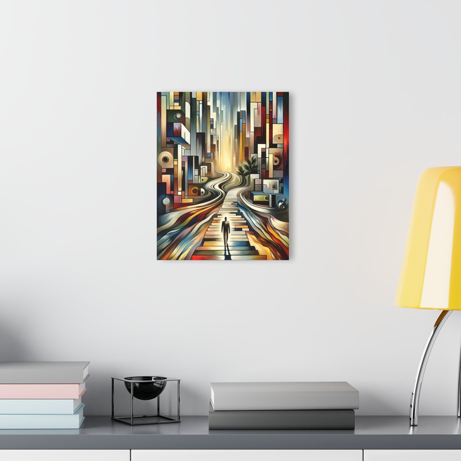 Relatable Journey Abstraction Acrylic Prints (French Cleat Hanging) - ATUH.ART