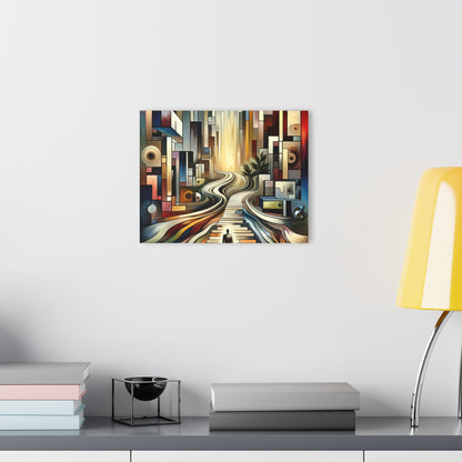 Relatable Journey Abstraction Acrylic Prints (French Cleat Hanging) - ATUH.ART