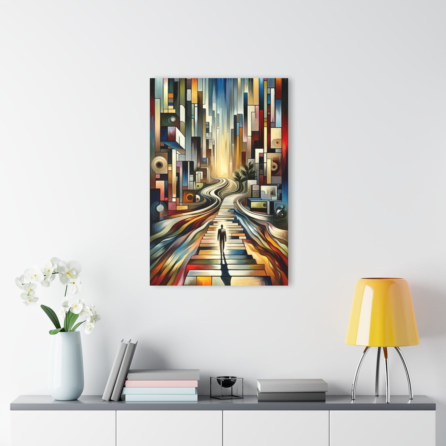 Relatable Journey Abstraction Acrylic Prints (French Cleat Hanging) - ATUH.ART