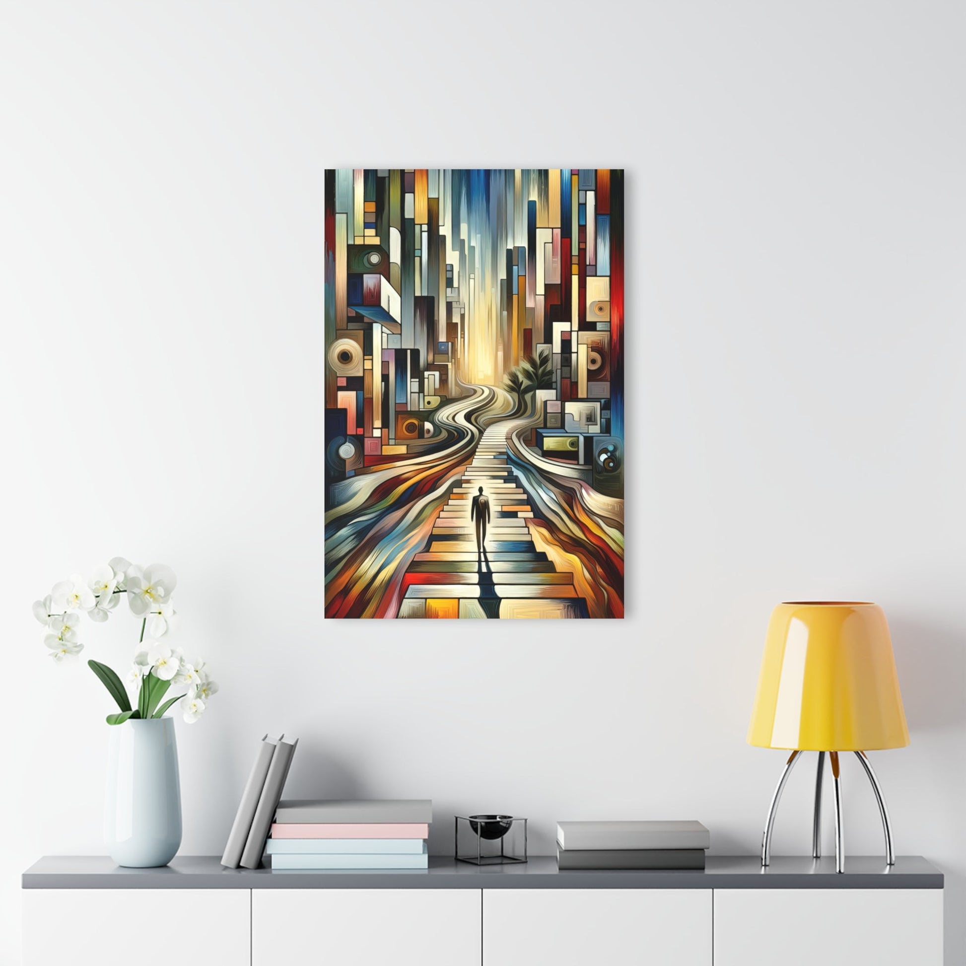 Relatable Journey Abstraction Acrylic Prints (French Cleat Hanging) - ATUH.ART