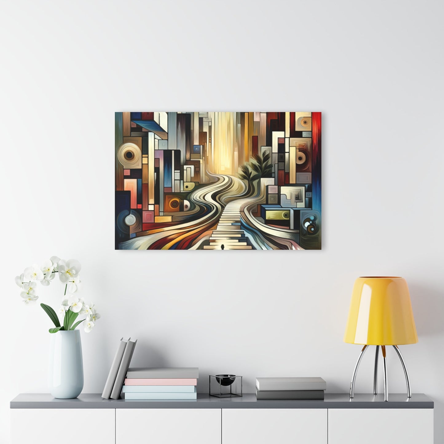 Relatable Journey Abstraction Acrylic Prints (French Cleat Hanging) - ATUH.ART