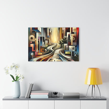 Relatable Journey Abstraction Acrylic Prints (French Cleat Hanging) - ATUH.ART
