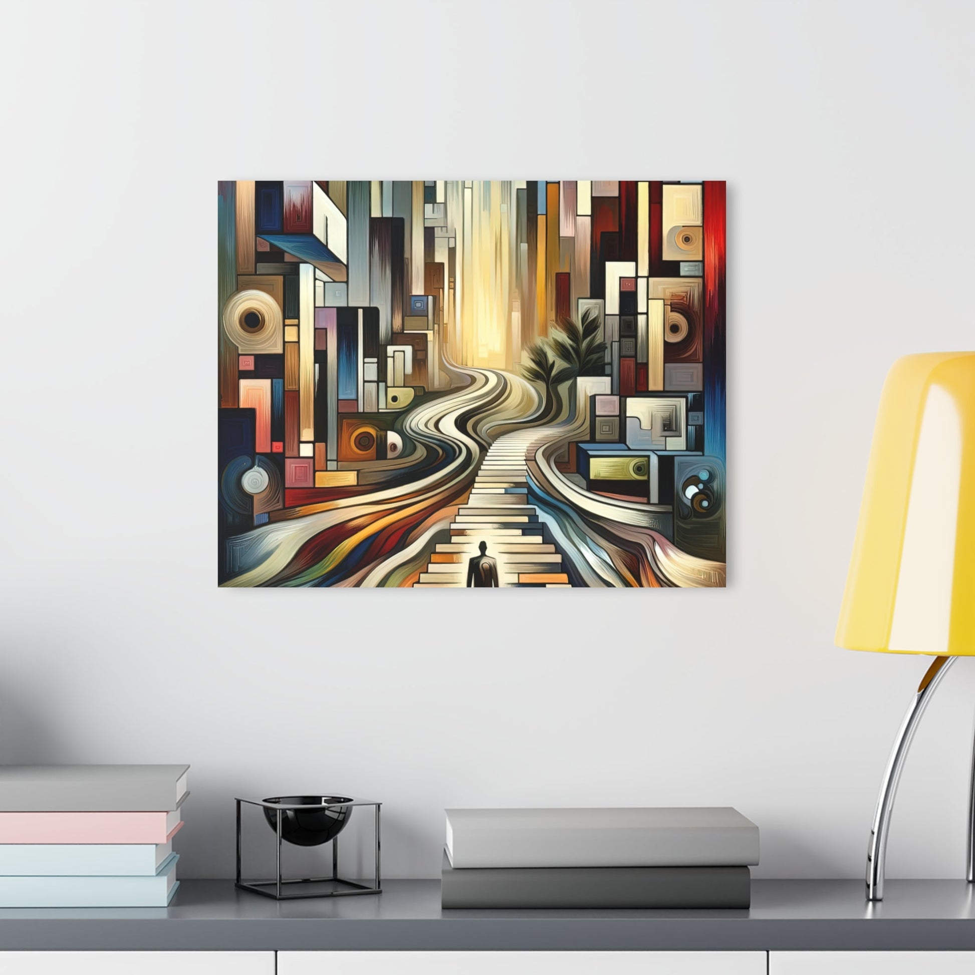 Relatable Journey Abstraction Acrylic Prints (French Cleat Hanging) - ATUH.ART