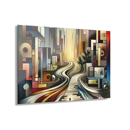 Relatable Journey Abstraction Acrylic Prints (French Cleat Hanging) - ATUH.ART