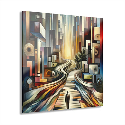 Relatable Journey Abstraction Acrylic Prints (French Cleat Hanging) - ATUH.ART