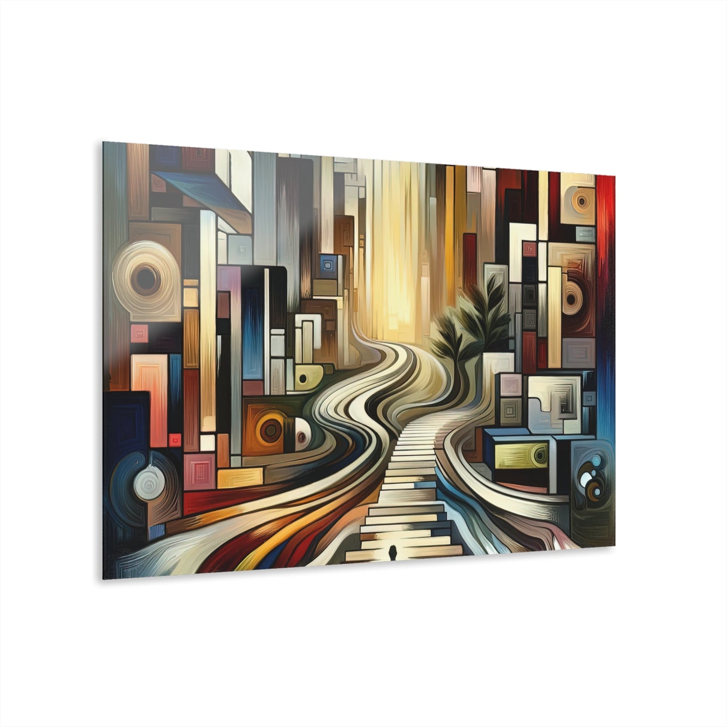 Relatable Journey Abstraction Acrylic Prints (French Cleat Hanging) - ATUH.ART