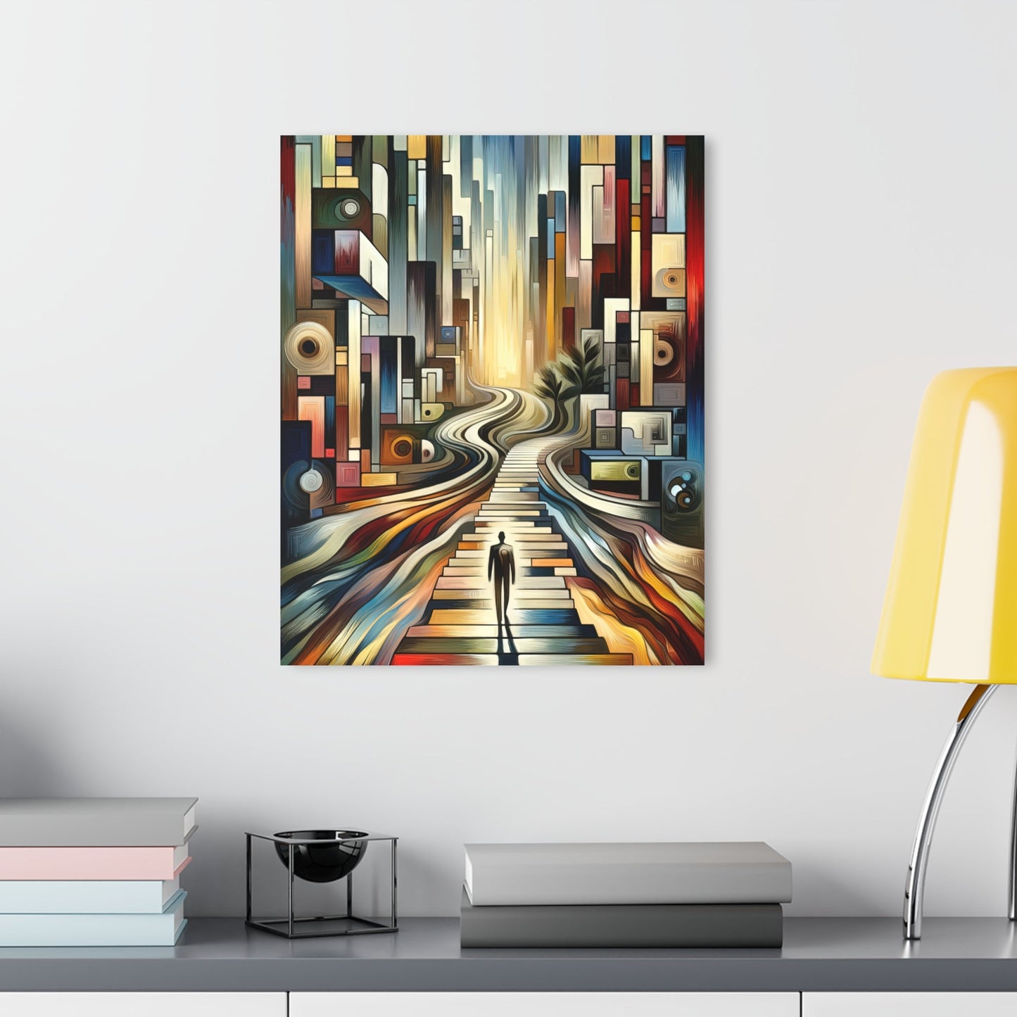 Relatable Journey Abstraction Acrylic Prints (French Cleat Hanging) - ATUH.ART