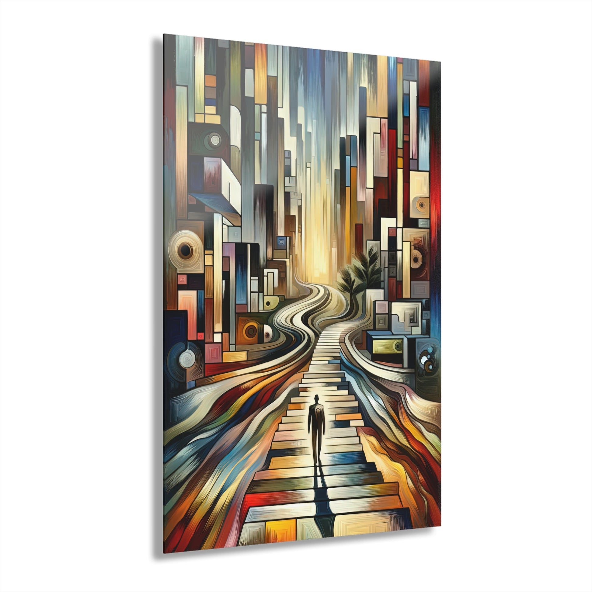Relatable Journey Abstraction Acrylic Prints (French Cleat Hanging) - ATUH.ART