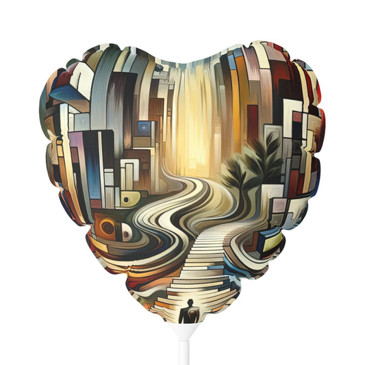 Relatable Journey Abstraction Balloon (Round and Heart-shaped), 11" - ATUH.ART