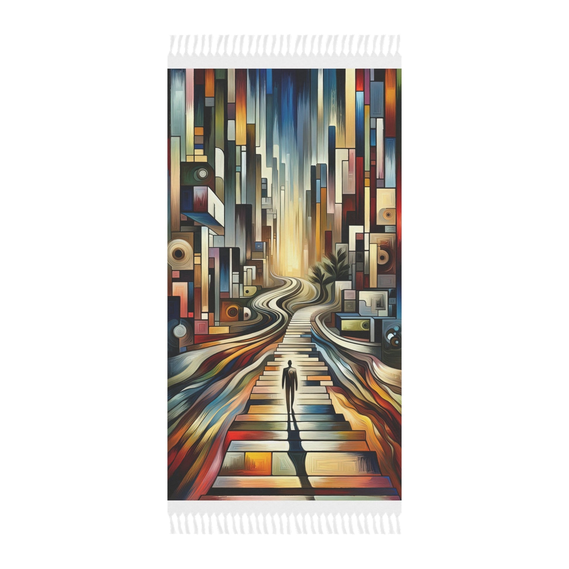 Relatable Journey Abstraction Boho Beach Cloth - ATUH.ART