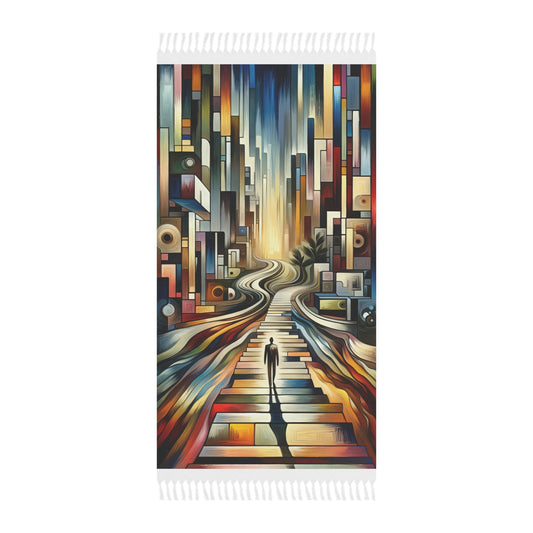 Relatable Journey Abstraction Boho Beach Cloth - ATUH.ART