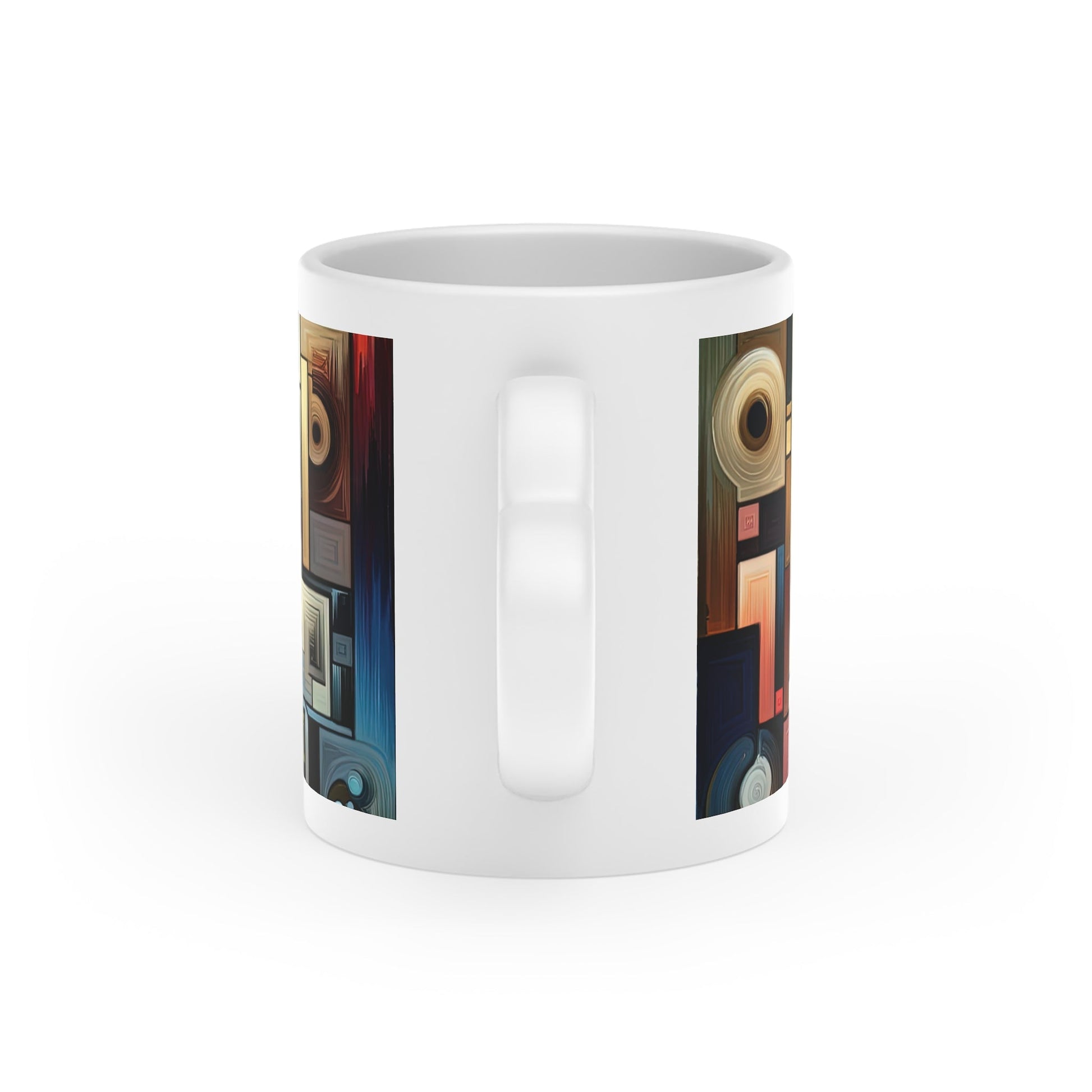 Relatable Journey Abstraction Heart-Shaped Mug - ATUH.ART