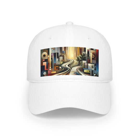 Relatable Journey Abstraction Low Profile Baseball Cap - ATUH.ART