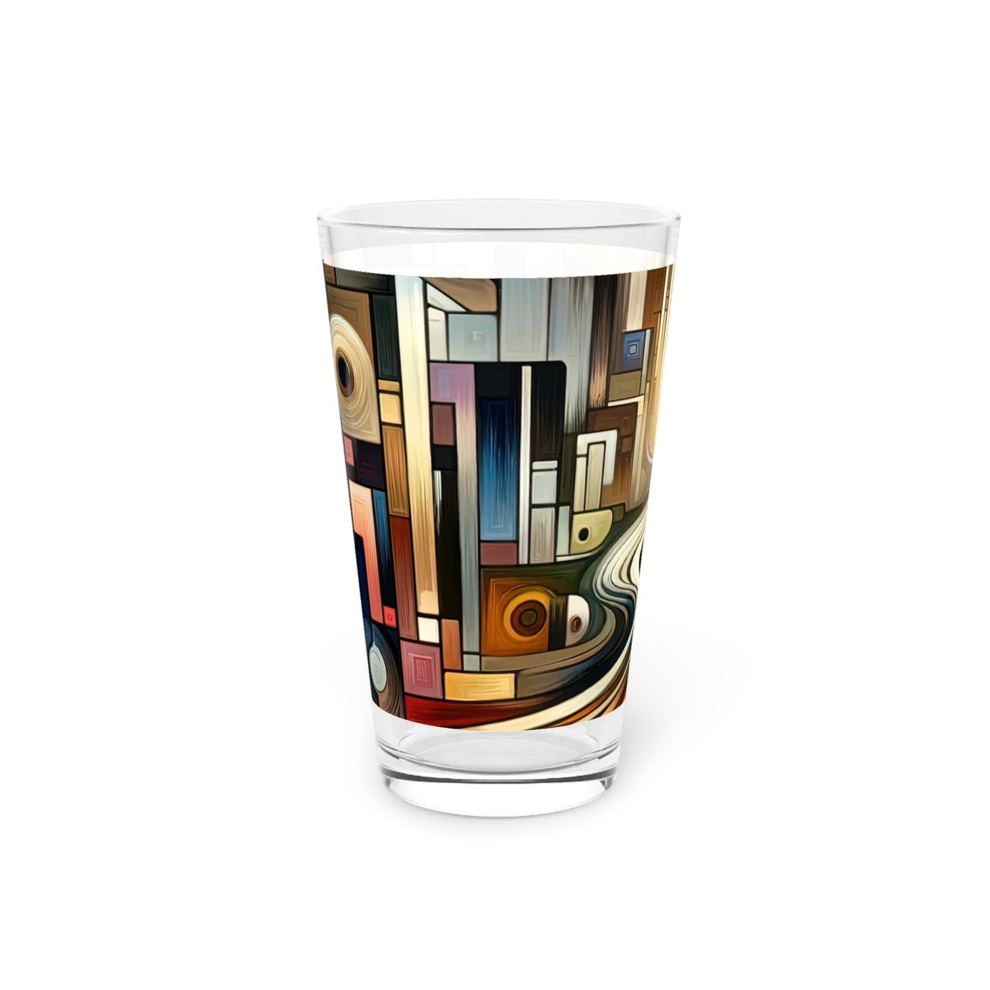 Relatable Journey Abstraction Pint Glass, 16oz - ATUH.ART