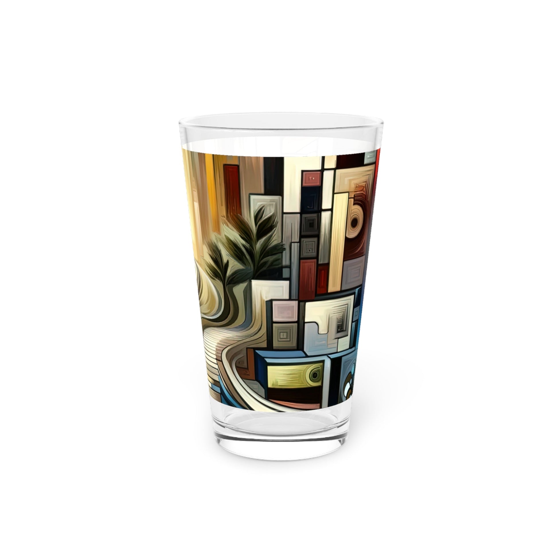 Relatable Journey Abstraction Pint Glass, 16oz - ATUH.ART