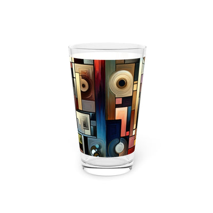 Relatable Journey Abstraction Pint Glass, 16oz - ATUH.ART