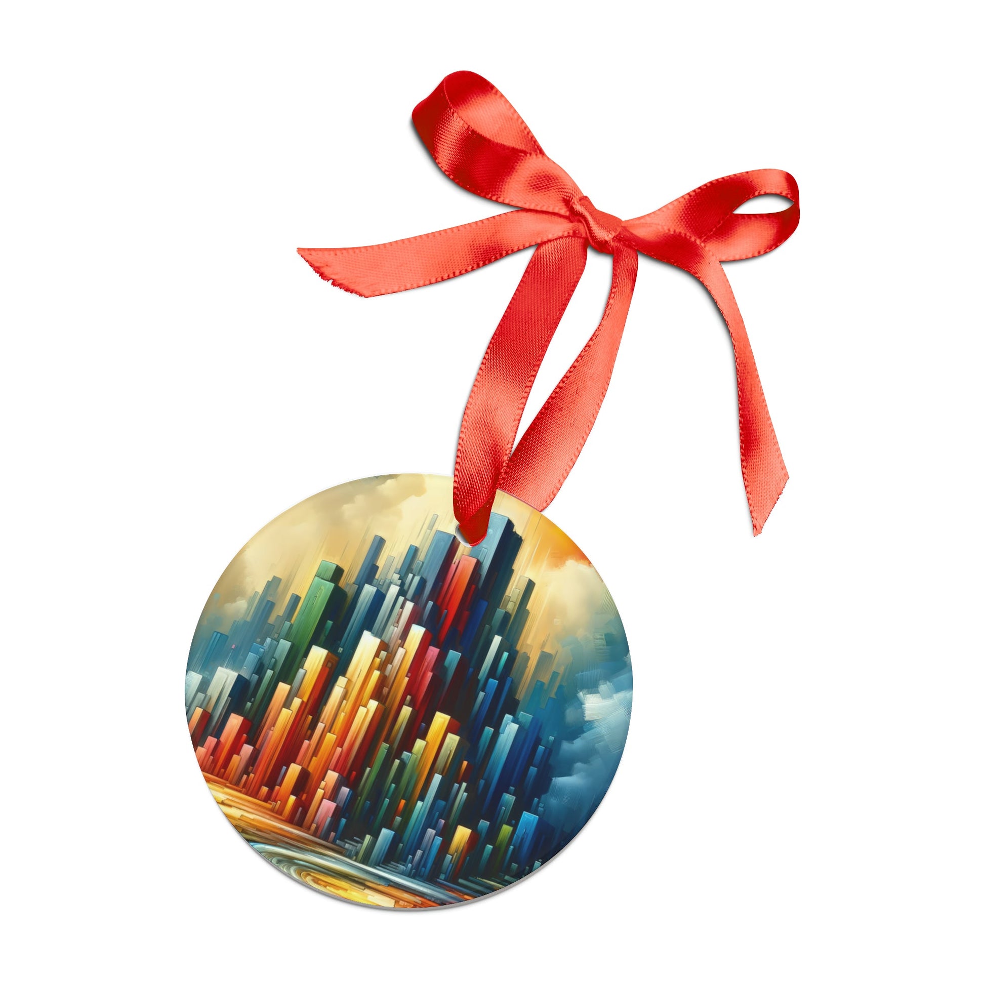 Resolute Fortress Metamorphosis Acrylic Ornament with Ribbon - ATUH.ART