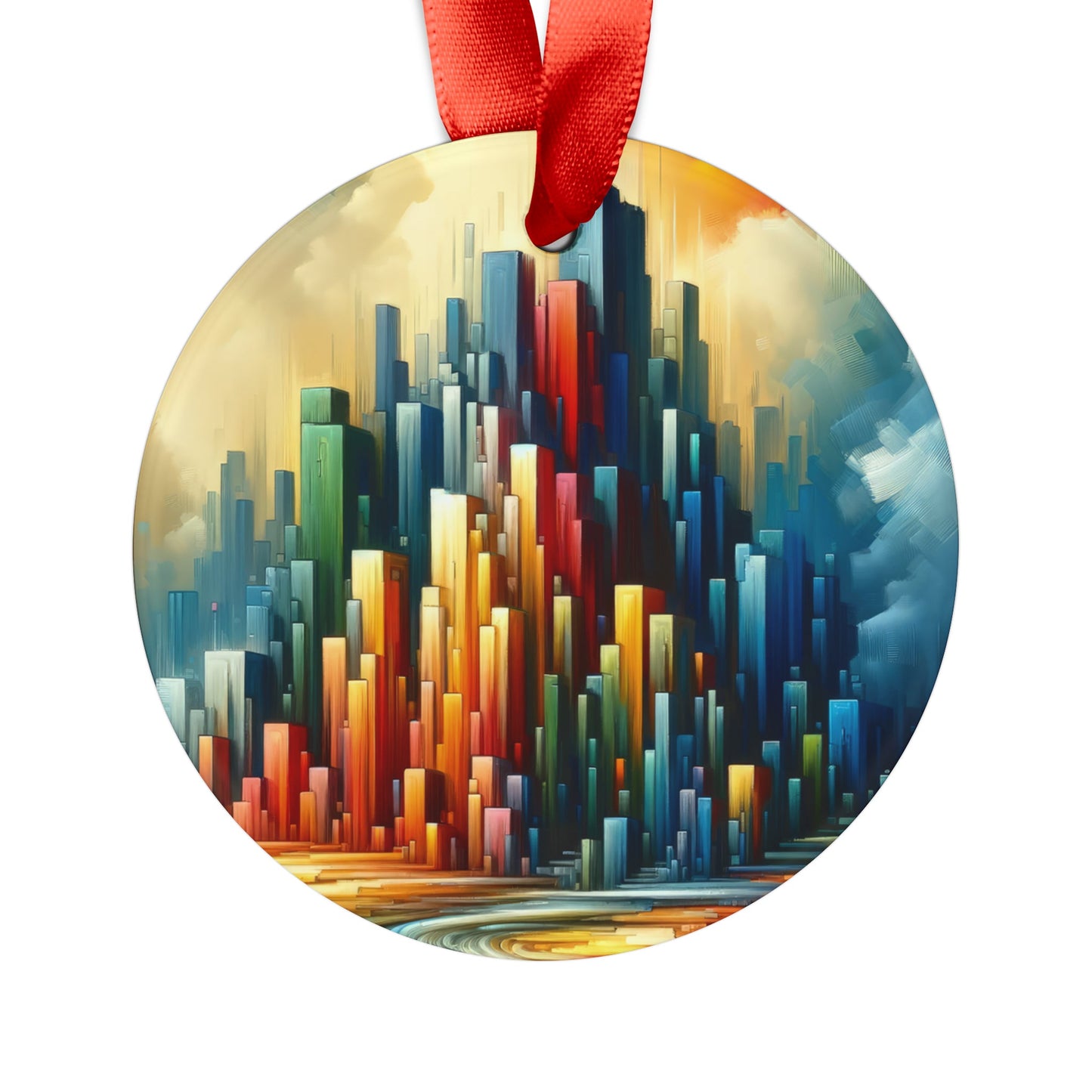 Resolute Fortress Metamorphosis Acrylic Ornament with Ribbon - ATUH.ART