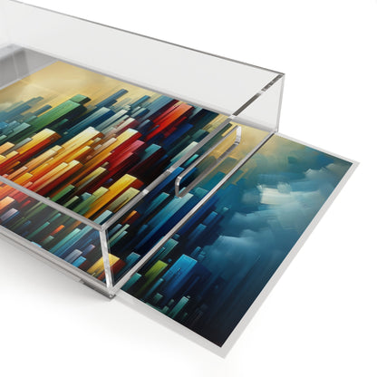 Resolute Fortress Metamorphosis Acrylic Serving Tray - ATUH.ART
