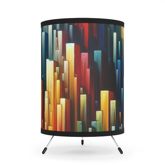 Resolute Fortress Metamorphosis Tripod Lamp with High-Res Printed Shade, US\CA plug - ATUH.ART
