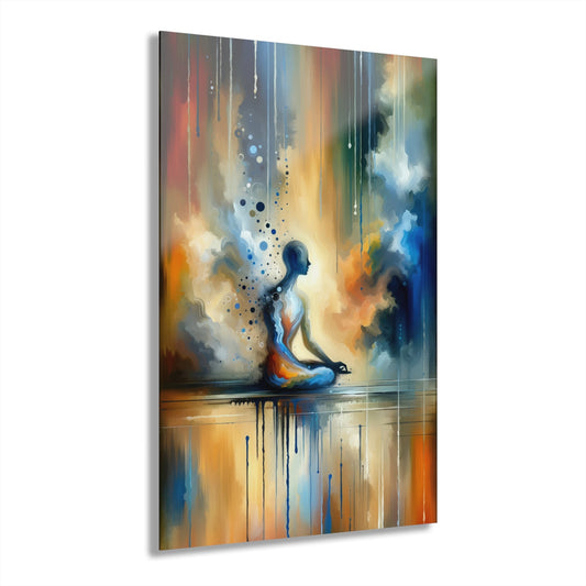 Resonance Abstract Healing Acrylic Prints (French Cleat Hanging) - ATUH.ART