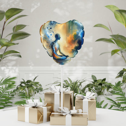 Resonance Abstract Healing Balloon (Round and Heart-shaped), 11" - ATUH.ART