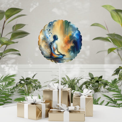 Resonance Abstract Healing Balloon (Round and Heart-shaped), 11" - ATUH.ART