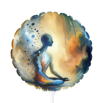 Resonance Abstract Healing Balloon (Round and Heart-shaped), 11" - ATUH.ART