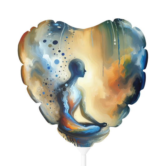 Resonance Abstract Healing Balloon (Round and Heart-shaped), 11" - ATUH.ART