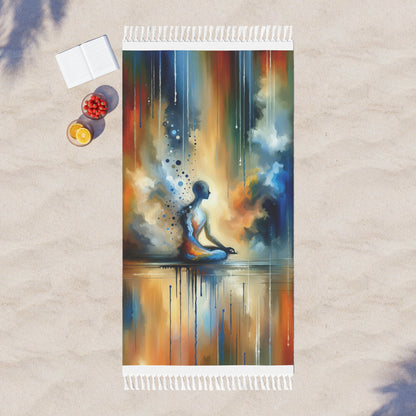 Resonance Abstract Healing Boho Beach Cloth - ATUH.ART