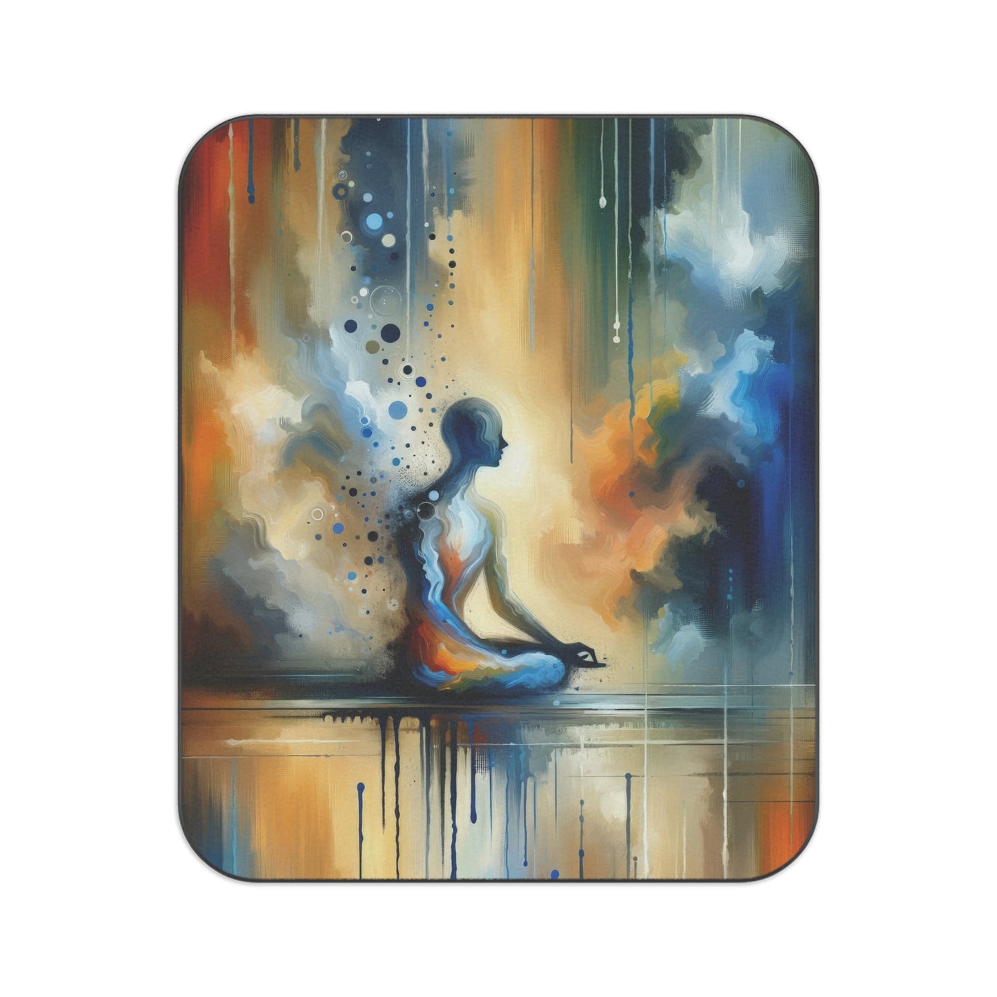 Resonance Abstract Healing Picnic Blanket - ATUH.ART
