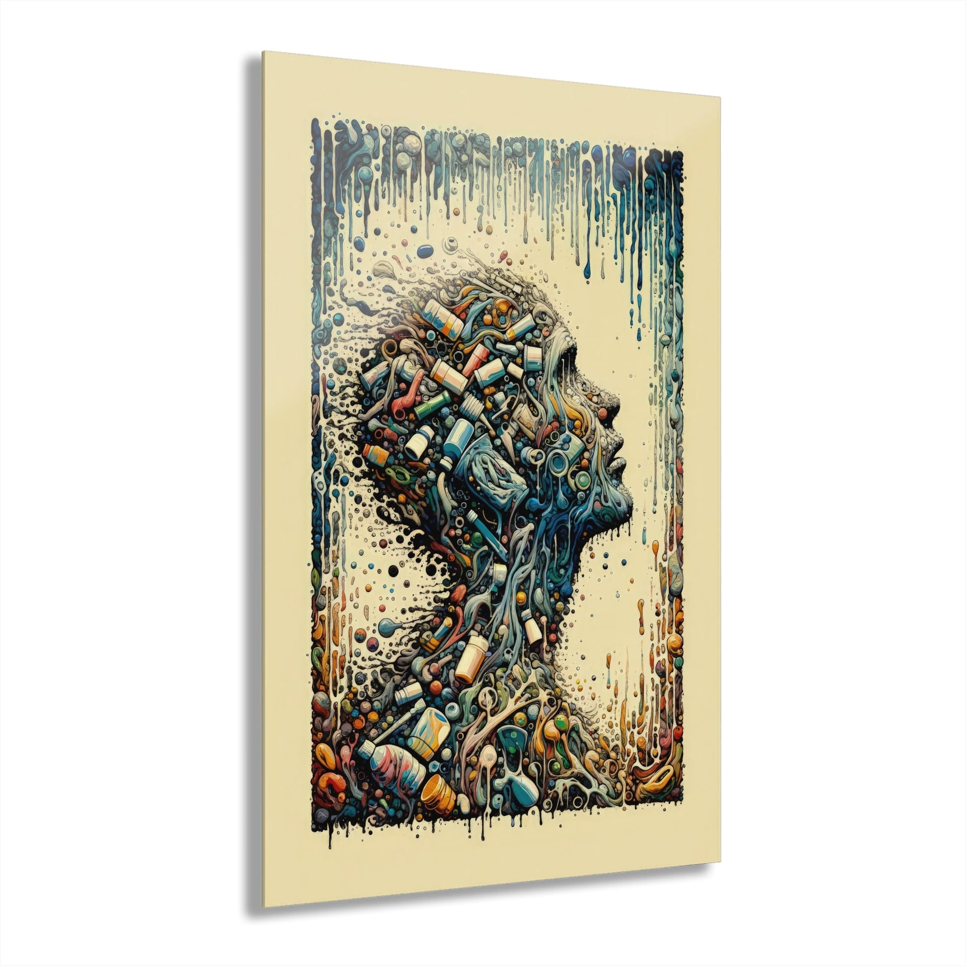 Rethinking Consumption Transformation Acrylic Prints (French Cleat Hanging) - ATUH.ART
