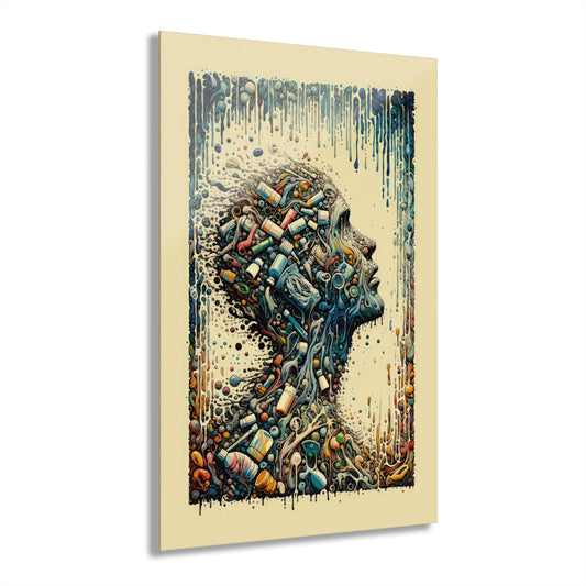 Rethinking Consumption Transformation Acrylic Prints (French Cleat Hanging) - ATUH.ART