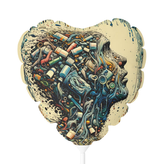 Rethinking Consumption Transformation Balloon (Round and Heart-shaped), 11" - ATUH.ART