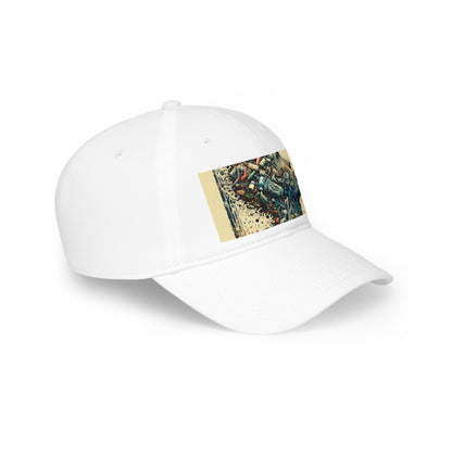 Rethinking Consumption Transformation Low Profile Baseball Cap - ATUH.ART