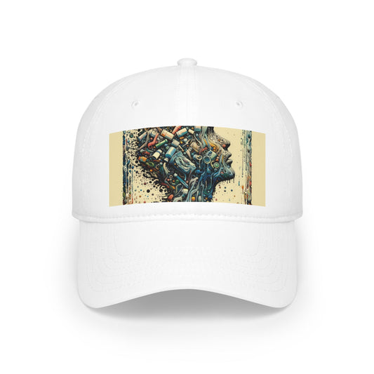 Rethinking Consumption Transformation Low Profile Baseball Cap - ATUH.ART