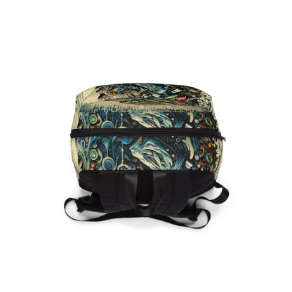 Rethinking Consumption Transformation Unisex Classic Backpack - ATUH.ART