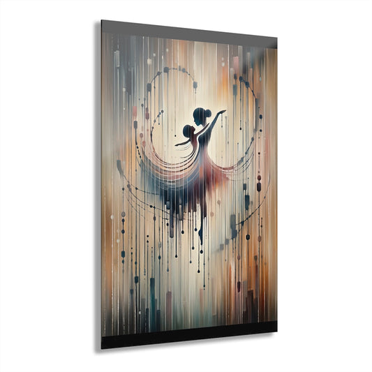 Rhythmic Heart Dance Acrylic Prints (French Cleat Hanging) - ATUH.ART