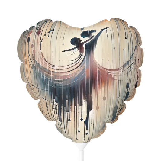 Rhythmic Heart Dance Balloon (Round and Heart-shaped), 11" - ATUH.ART