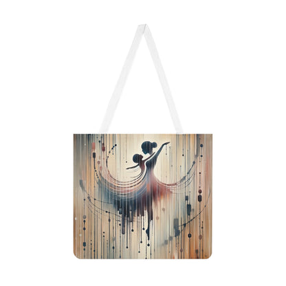 Rhythmic Heart Dance Shoulder Tote Bag (AOP) - ATUH.ART