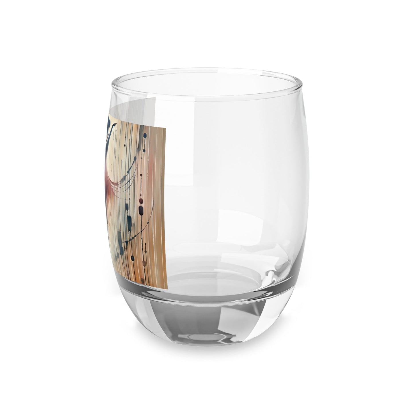 Rhythmic Heart Dance Whiskey Glass - ATUH.ART