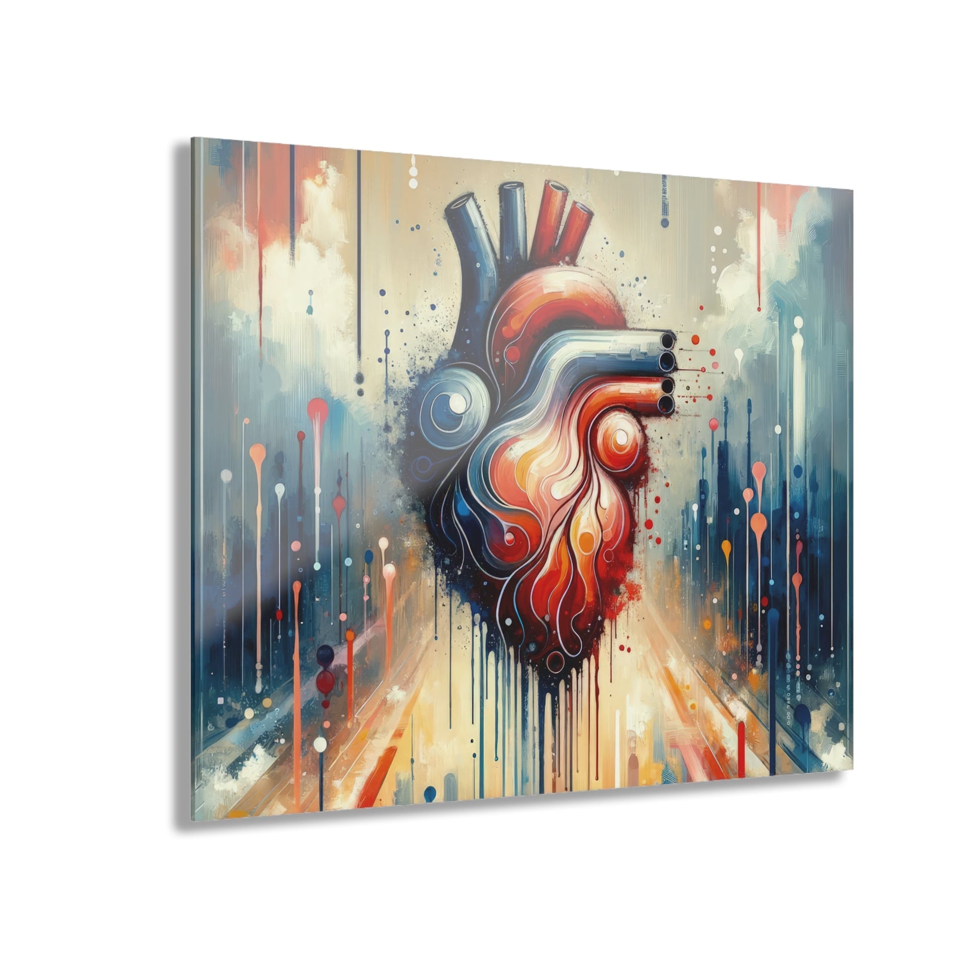 Rhythmic Heart Harmony Acrylic Prints (French Cleat Hanging) - ATUH.ART