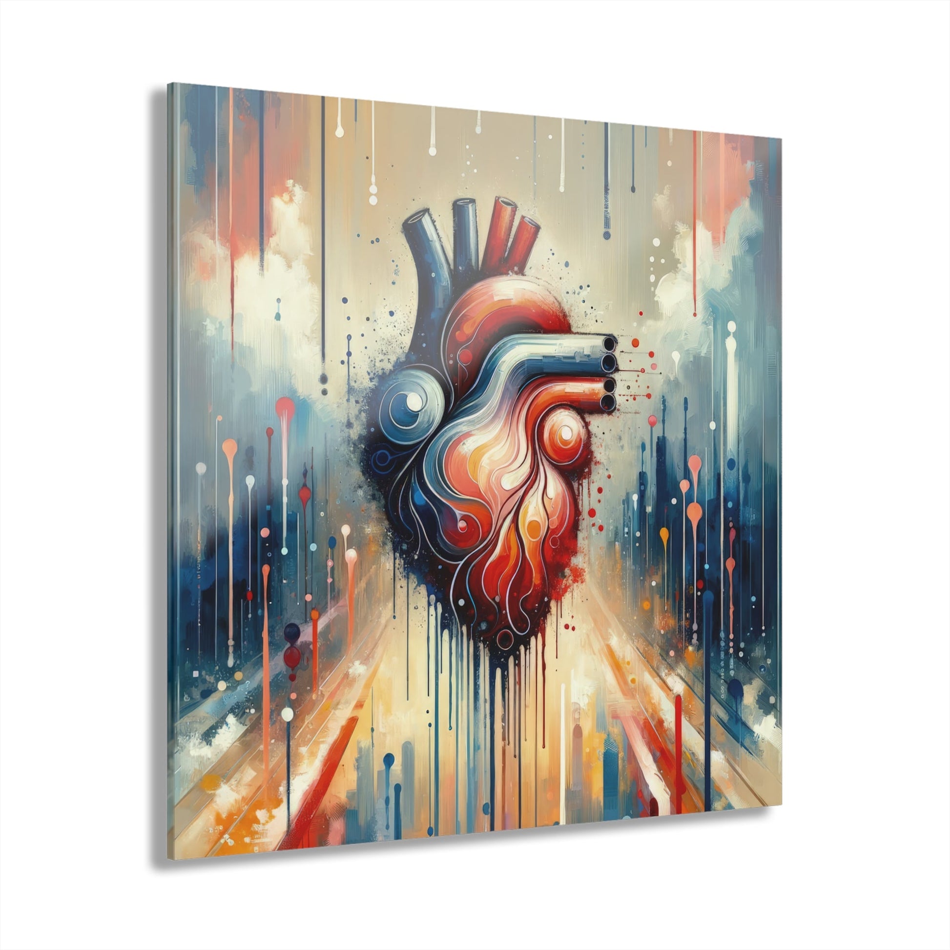 Rhythmic Heart Harmony Acrylic Prints (French Cleat Hanging) - ATUH.ART