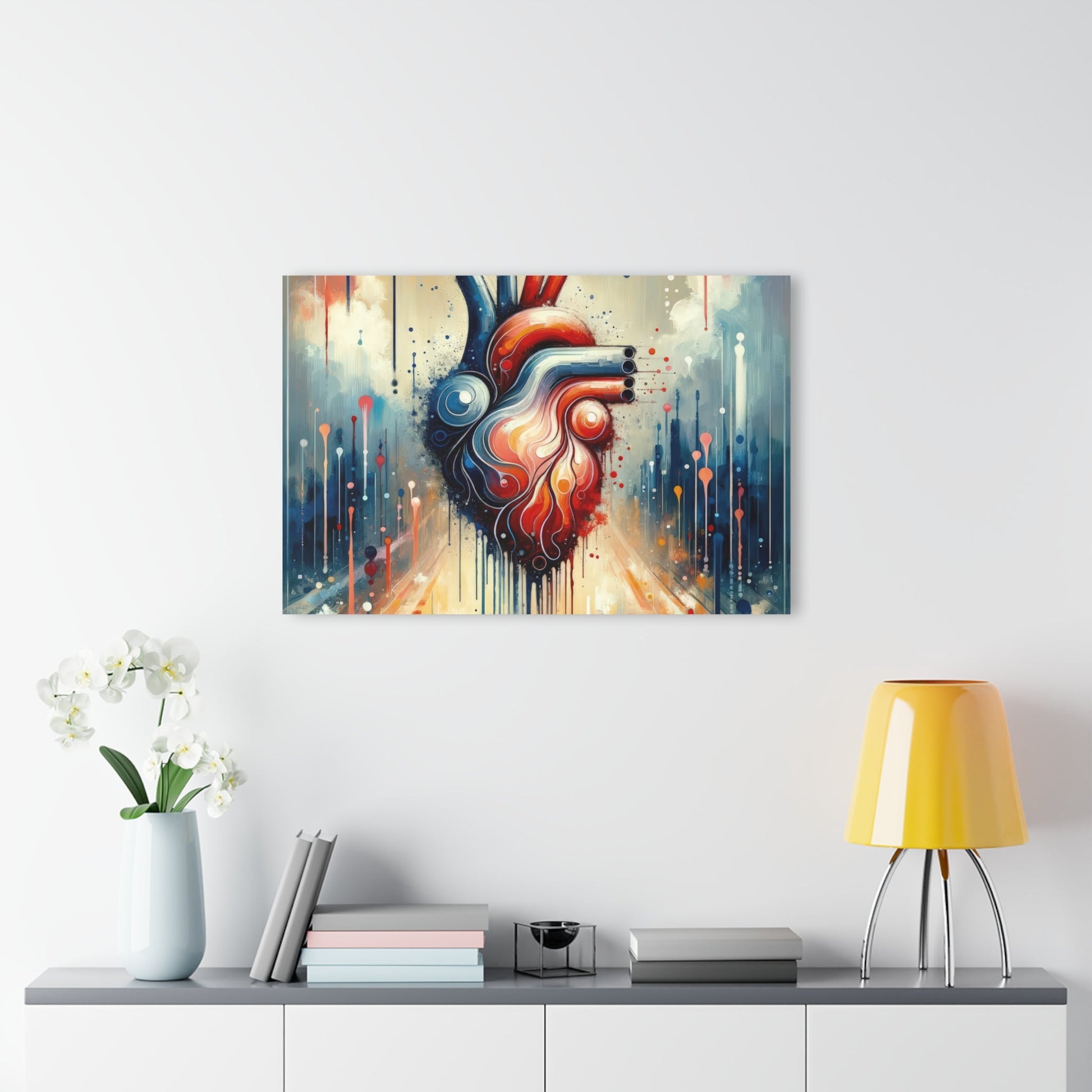 Rhythmic Heart Harmony Acrylic Prints (French Cleat Hanging) - ATUH.ART