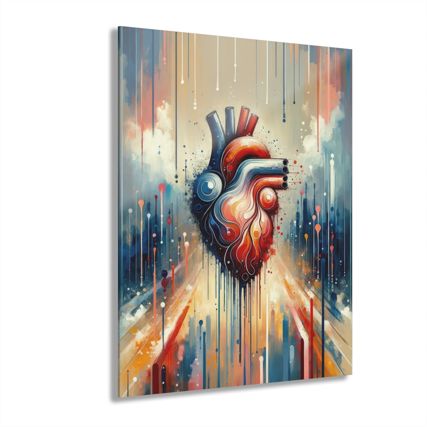 Rhythmic Heart Harmony Acrylic Prints (French Cleat Hanging) - ATUH.ART