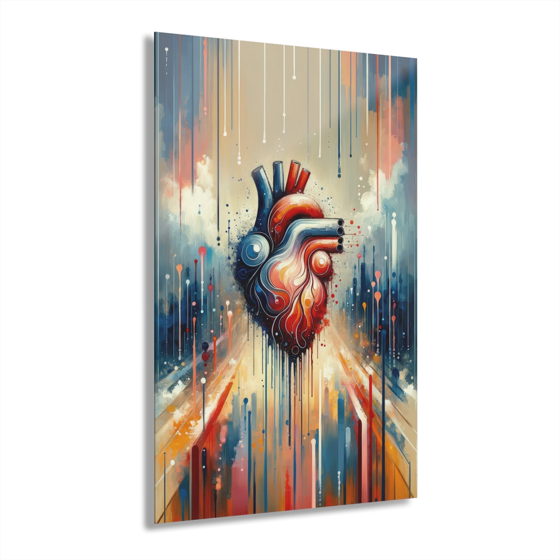 Rhythmic Heart Harmony Acrylic Prints (French Cleat Hanging) - ATUH.ART